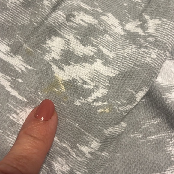 Nike elite men's long sleeve tee size med- white /gray - Picture 5 of 5